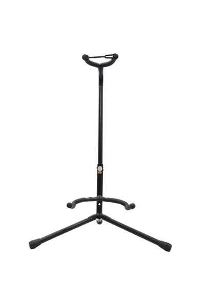 BLAKKE Стилен черен стойка за една китара, здрав и издръжлив дизайн