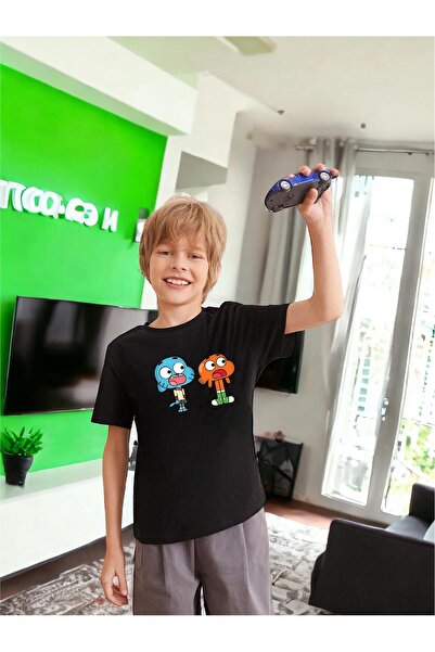 BENROMA Παιδικό μπλουζάκι με στάμπα Gumball