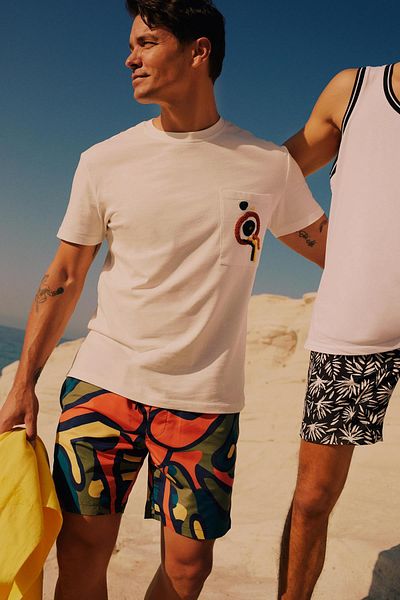 DeFacto Regular Fit Crew Neck Printed Short Sleeve 100 Cotton T-Shirt Z4568az23sm