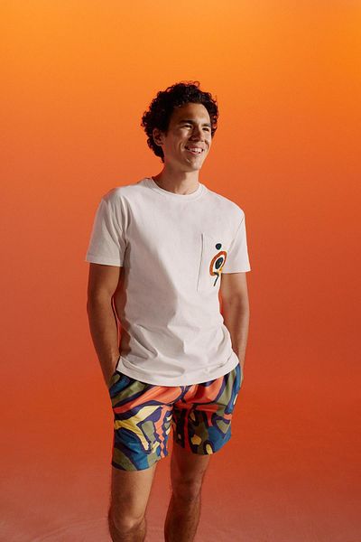 DeFacto Regular Fit Crew Neck Printed Short Sleeve 100 Cotton T-Shirt Z4568az23sm