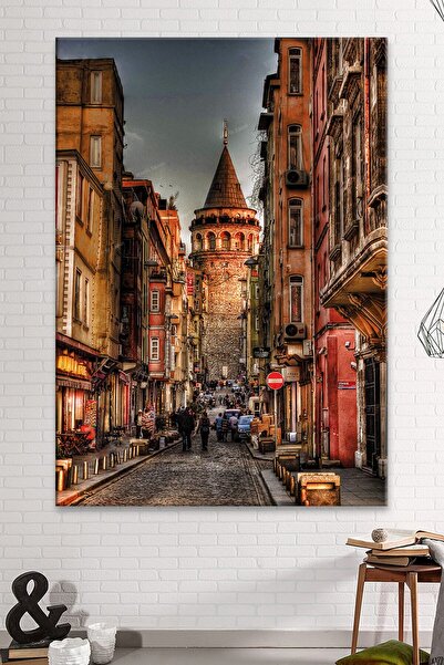 Hazeran Pictură pe pânză peisaj oraș Turnul Galata