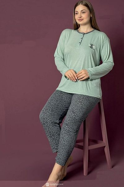 Mestore Long Sleeve Bamboo Women's Pajama Set