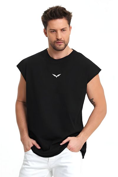 AY MONTANA Oversize Large Size T-shirt with Eagle print