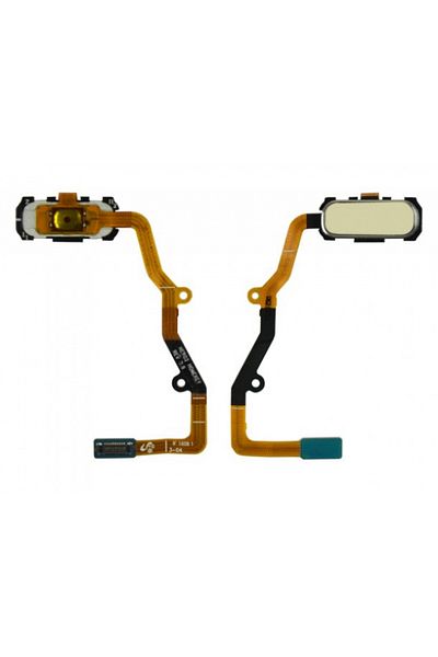 Nettech Samsung Galaxy G935 S7 Edge Compatible Teknonet Home Key - Gold