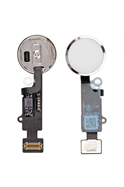 Nettech Teknonet Apple Iphone 8 Plus مفتاح الصفحة الرئيسية المتوافق الذي يمكن النقر عليه - أبيض