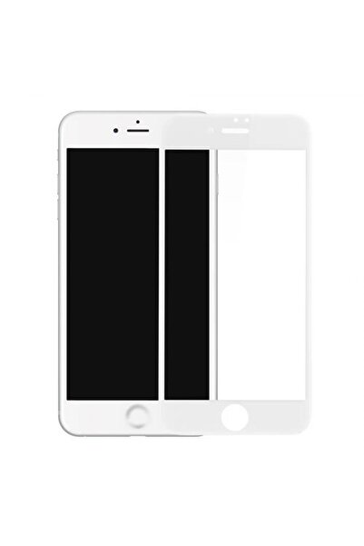 Nettech İphone 8 Plus Uyumlu 3d Superglass Full Cam Koruyucu - Beyaz