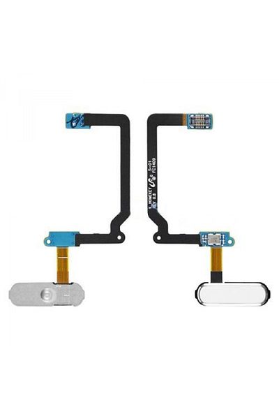 Nettech Samsung Galaxy G900 S5 Compatible White Home Key - Teknonet