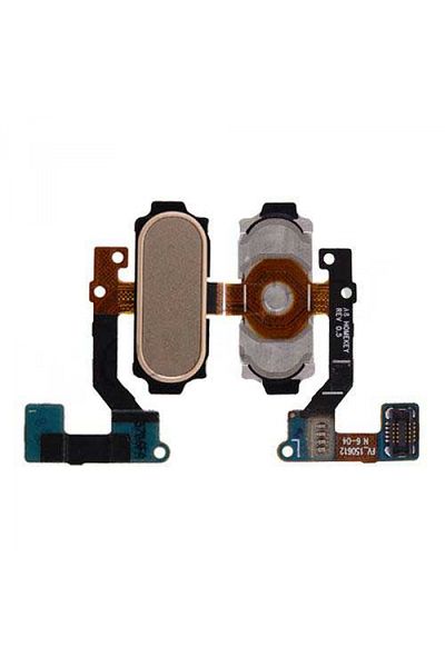 Nettech Samsung Galaxy A8 Teknonet Fingerprint Reader - Home Key - Gold