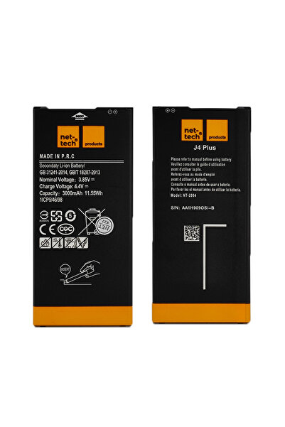 Nettech Teknonet Samsung Galaxy G610 J7 Prime Uyumlu 3000 Mah Batarya