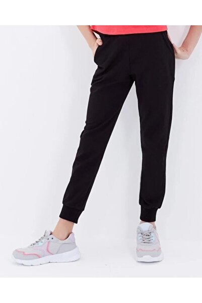 DURAN SPORT MNK SPORT 2 خيوط، جيوب، خصر مطاطي، بنطال رياضي مستقيم للفتيات