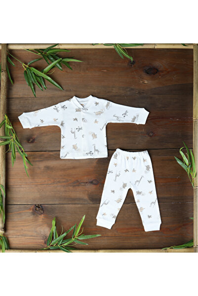 Sema Baby طقم بيجامة أطفال حيوانات 0-3، 3-6، 6-9 أشهر