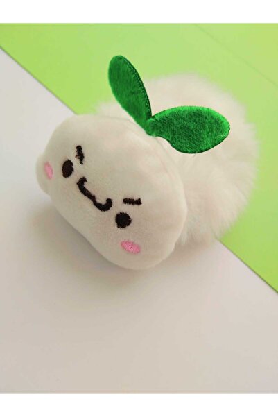 Nas Aksesuar Children's Young Baby Colorful Plush Furry Figured Hair Rubber Buckle