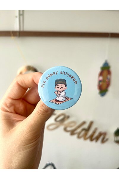 lamel shop "Ben Namaz Kılıyorum" Erkek Rozet