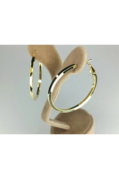 Çelik Altın kaplama Çelik halka küpe