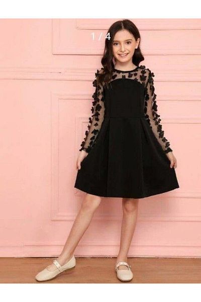 YİGİT BUTİK Rochie pentru fetiță Yigit Boutique Interlock Fabric