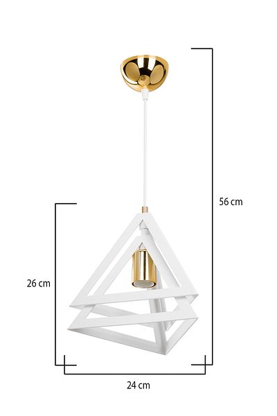 AG LightDesign White Pendant Chandelier Bedroom Living Room Kitchen Corridor Lamp