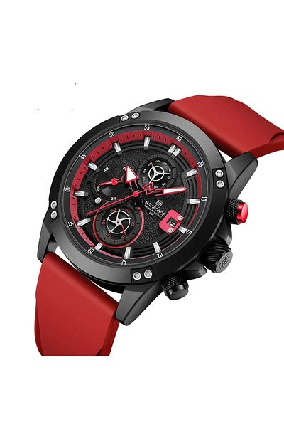 Naviforce Men's Wristwatch Function Silicone Cord 1914