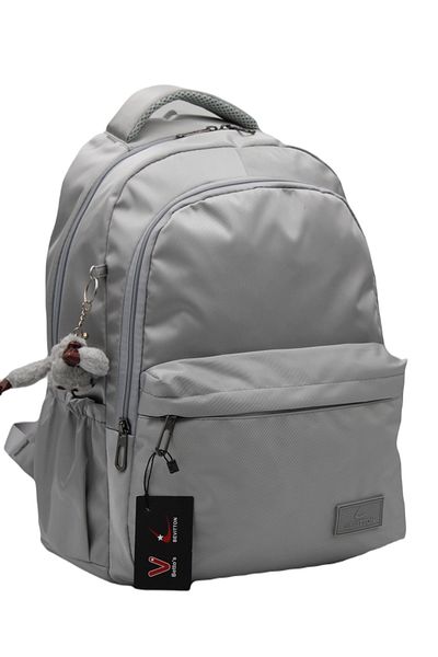 Bevitton Bvt-34100 Γκρι σχολική τσάντα Αδιάβροχο ύφασμα Unisex Σχολικό σακίδιο
