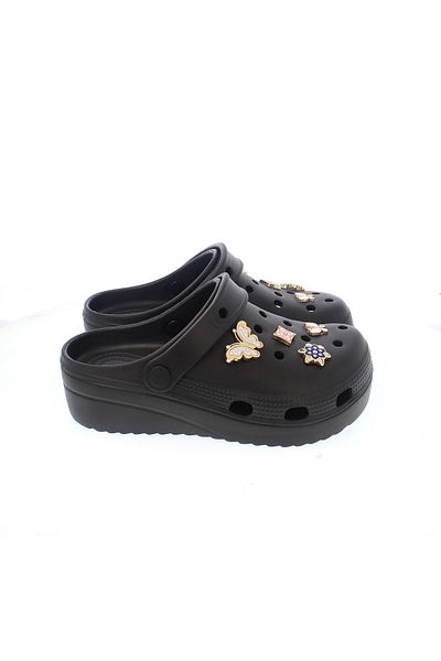 Apella Black Women's Slippers Sandals