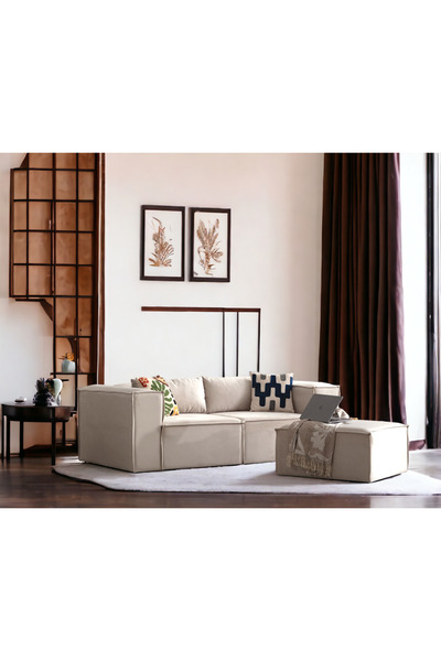NEXHOME Nova 3 Modül Modüler L Köşe Koltuk Takımı