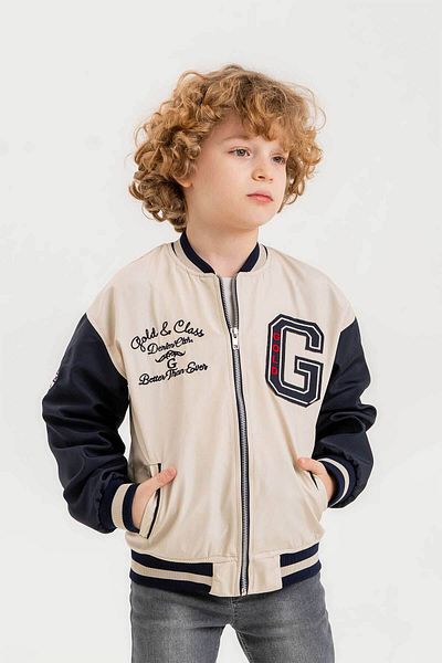 Gold Class Kidswear Double Pocket Waterproof Boy's College Jacket