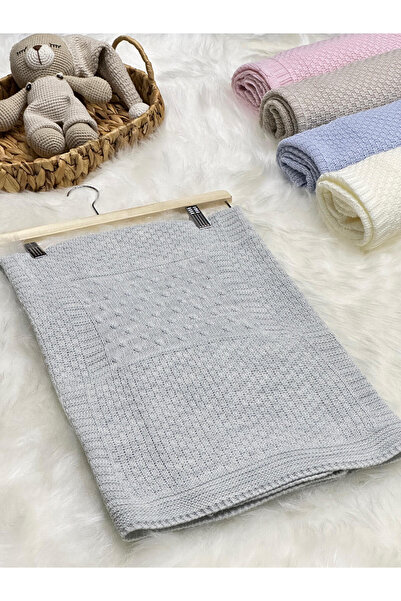 Home بطانية أطفال منسوجة على شكل قرص العسل من ليتلاند