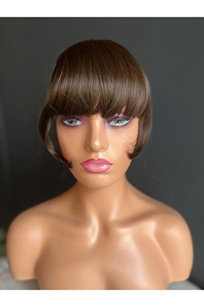 Suzan Peruk Açık Kahverengi Fiber Sentetik Perçem