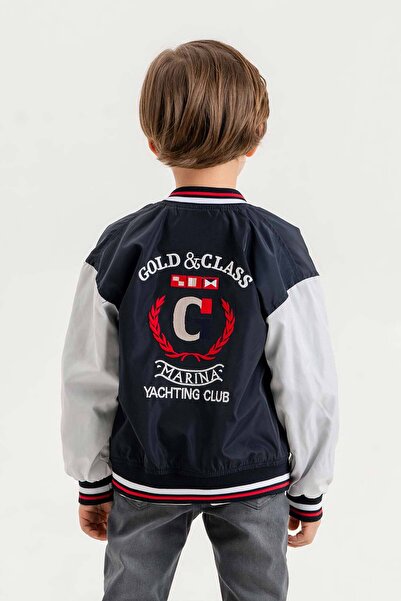 Gold Class Kidswear Αδιάβροχο μπουφάν για αγόρι με τσέπες με φερμουάρ