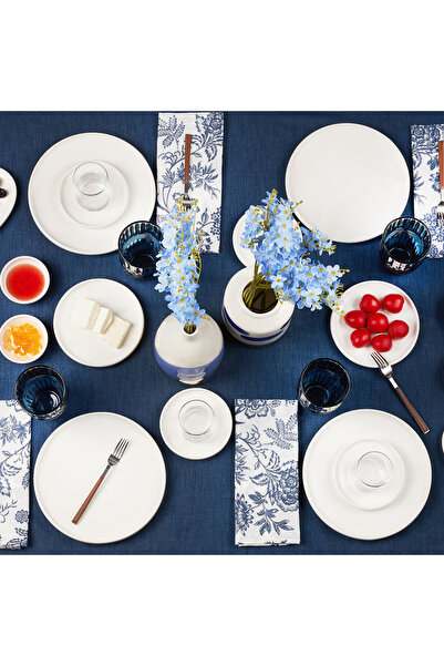 Karaca Cordelia Porselen 26 Parça 6 Kişilik Kahvaltı/Servis Takımı White