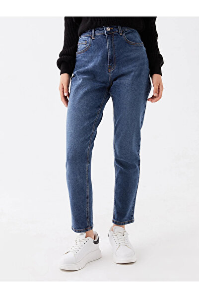 LC Waikiki LCW Jeans Yüksek Bel Slim Mom Kadın Jean Pantolon