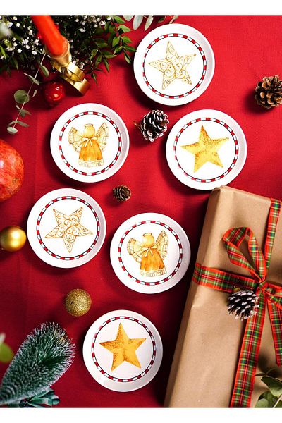 The Mia 6-Piece Snack Bowl with Cookies