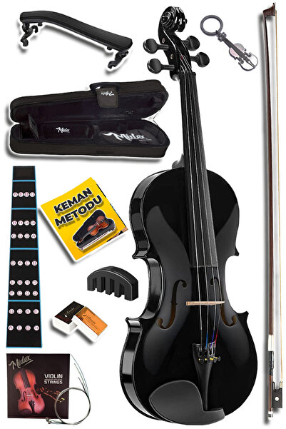 Midex Hga24bk-tys Siyah 1/2 Yarım Keman Seti 8-10 Yaş Çocuk Kemanı