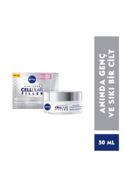 NIVEA Cellular Expert Filler Yoğun Yaşlanma Karşıtı SPF30 Gündüz Yüz Bakım Kremi 50 ml