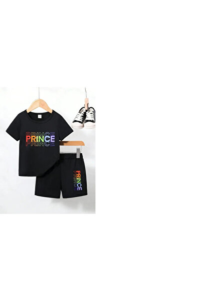 Amazon Ev Children's Prince Printed T-Shirt Shorts Set