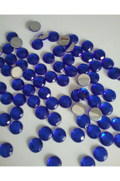 Armada 100 bucăți de piatră ornamentală cu aspect de cristal bleumarin (1 cm)