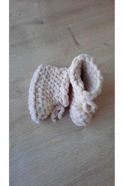 Alize El yapımı 3 lü bebek seti