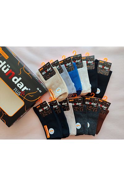 Dündar Modal Plas Women's Socks 12 Pieces