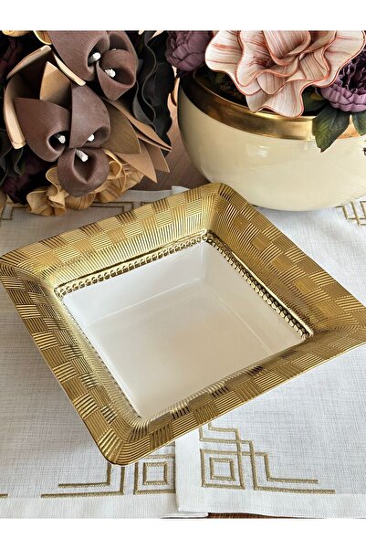 MD MİMOZA DEKOR Stella Kare Salata Kasesi