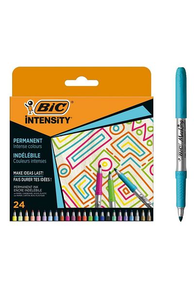 Bic BİC511028 INTENSITY PERMANENT MARKER PACK OF 24