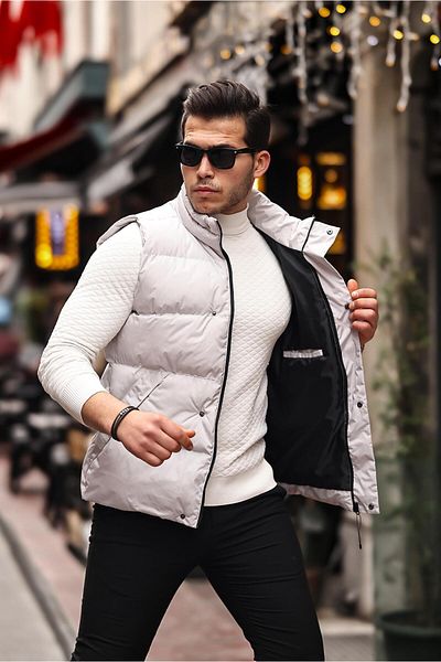 Stilkombin Puffer Vest with Hidden Pocket Cover Paris PLDP 2966