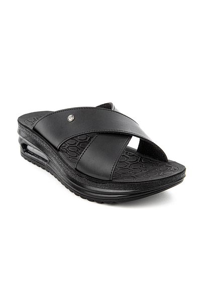 Muya Καθημερινές γυναικείες παντόφλες Mafy Black Sole