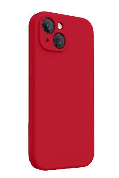 Caseji İphone 15 Uyumlu İçi Kadifeli Kamera Korumalı Lansman Kılıf