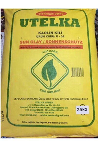tarımmahsulleriofisi Utelka Kaolin kili. Zeolit Kil maskesi, Altlık, Bitki ki...