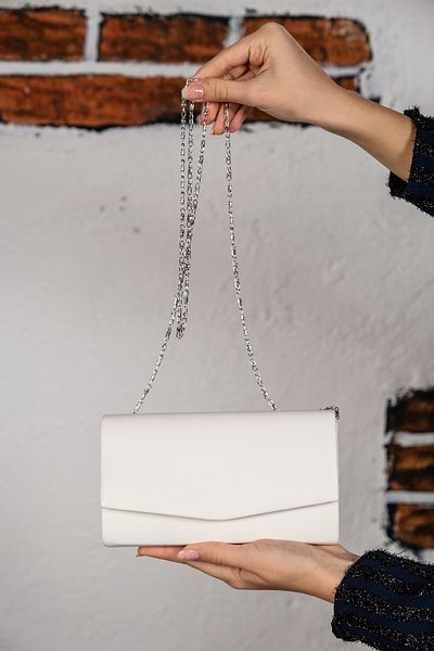 ROZA CANTA Γυναικεία βραδινή τσάντα ώμου Sedef Satin Mini Box
