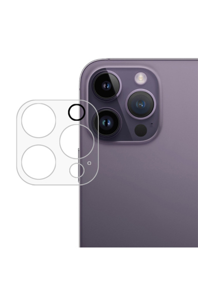 Ally iPhone 15 Pro-15 Pro Max Uyumlu  Premium Kamera Lens Koruma Camı ŞEFFAF