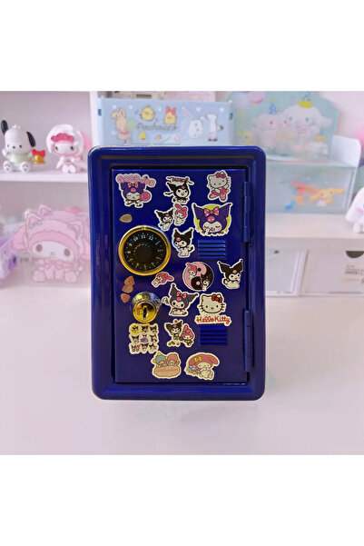 Vuslat Design Sanrio Kuromi Kilitli Kasa Kumbara Anahtarlı Metal Para Kasası ...