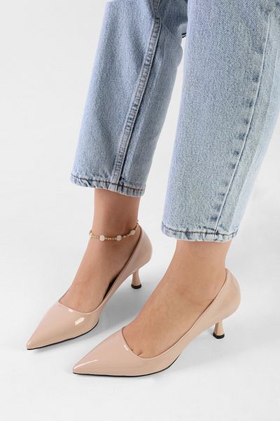 Shoeberry Damen Javier Skin Lackleder Stiletto