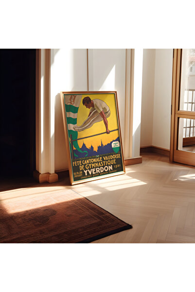 Pegziz Ελβετικό Τουρνουά Γυμναστικής - Αφίσα Διαφημιστικής Πανό 50x70cm