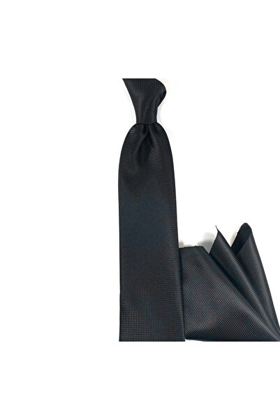 Sade Kravat ربطة عنق سوداء عادية 3854 أسود