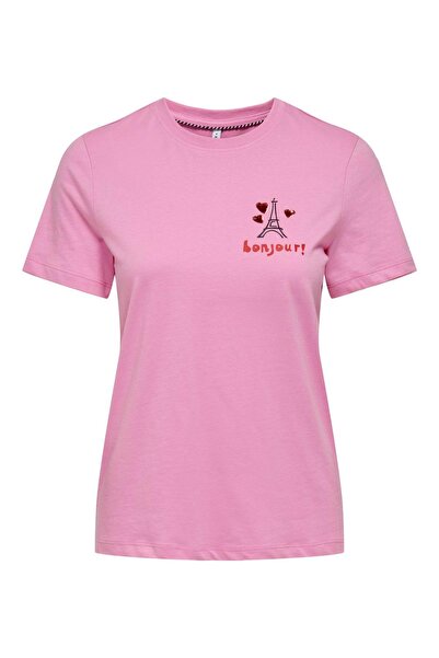 ONLY Γυναικείο T-shirt 15316574 Μωβ